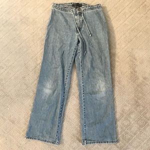 Laundry Drawstring Straight Leg Jeans- Size: Small